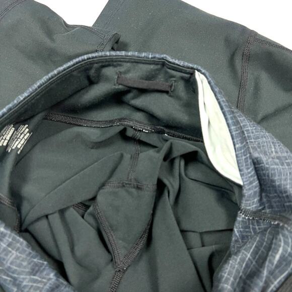 REI Co-Op Leggings Black Printed Waist Pull On Crop Active Stretch Pants Women S - Picture 12 of 12
